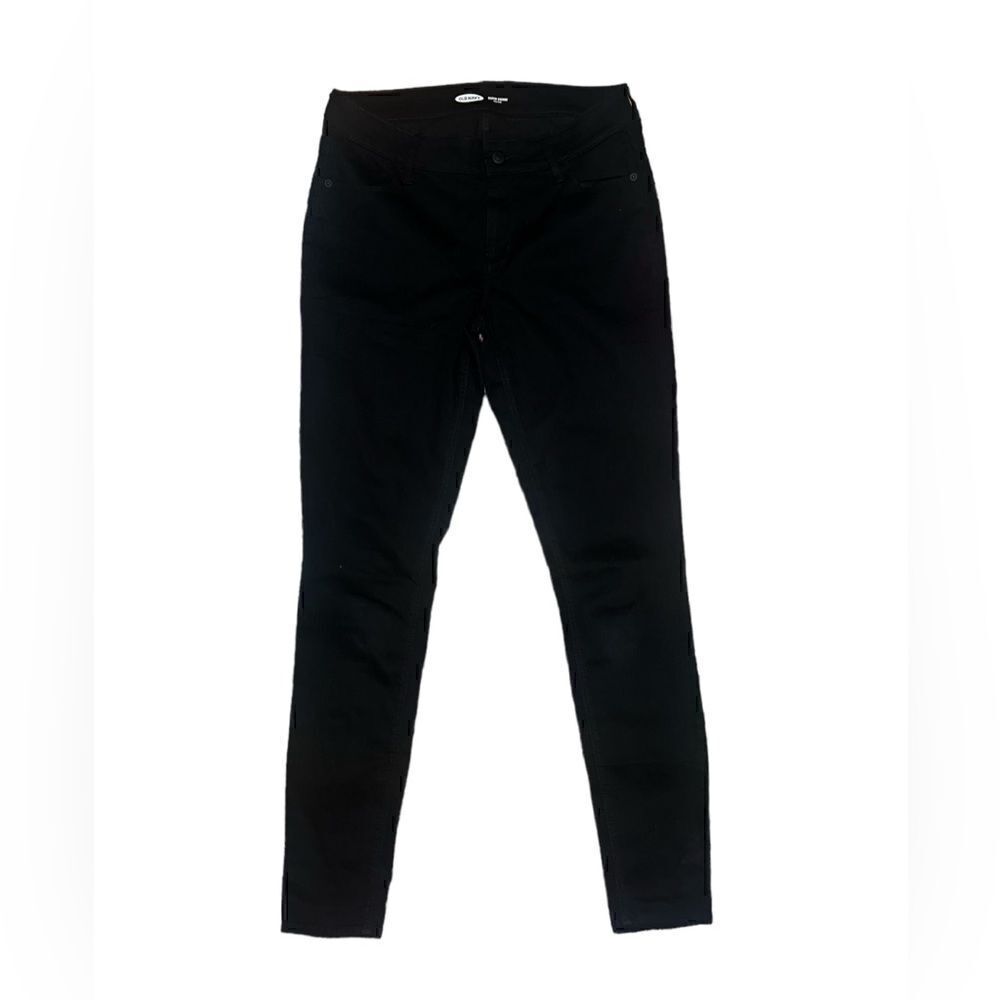 🐘Old Navy Black Super Skinny Mid Rise Jeans